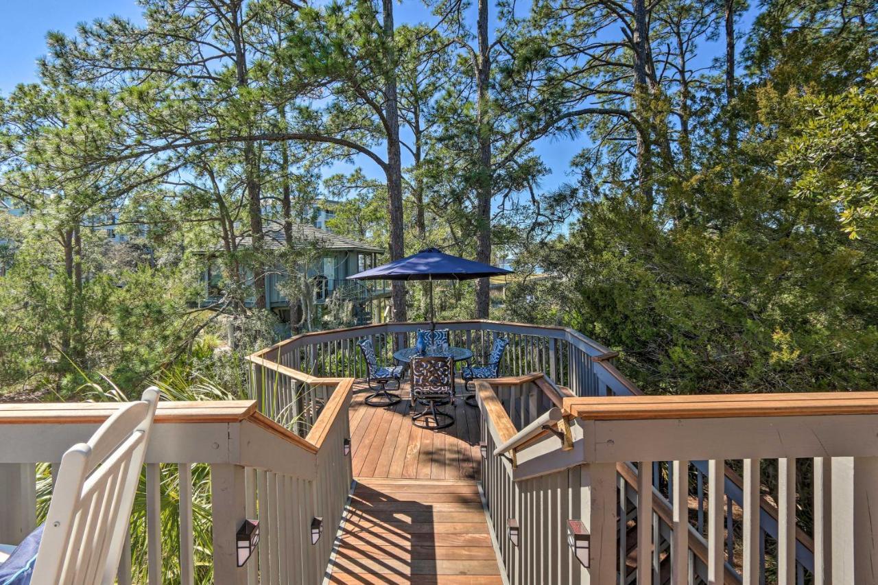 Airy Treehouse With Bikes Walk To Harbour Town! Villa Хилтън Хед Айлънд Екстериор снимка